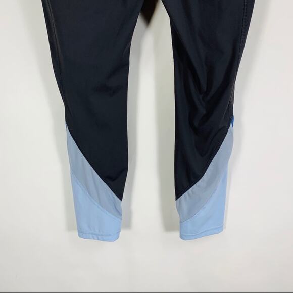 Tangerine Leggings Black Blue Colorblock Small - Picture 5 of 9